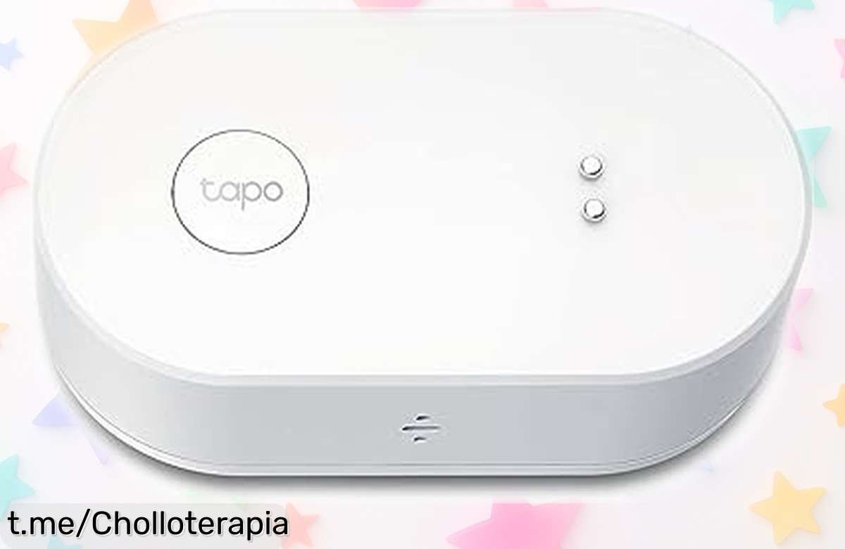 Sensor inteligente de fugas Tapo T300, alarma potente y resistencia IP66: ¡corré rápido, que vuelan! Protege tu hogar con este super chollo que ya no puedes dejar escapar.