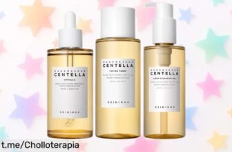 Set coreano SKIN1004 de 3 pasos para piel sensible, ¡super chollo con descuento brutal! Aprovecha esta oferta limitada y consigue la piel radiante que siempre has deseado ahora mismo.