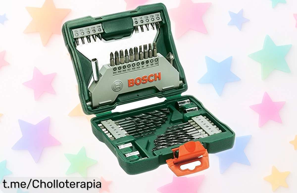 Set de 43 puntas y brocas Bosch XLine con cambio rápido en estuche práctico con precio rebajado que no puedes dejar pasar ¡lleva todo tu equipamiento listo para cualquier reto y aprovecha esta oferta limitada ya!