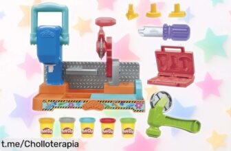 Set de manualidades PlayDoh con plastilina y 5 colores para niños: ¡diversión total a un precio rebajado que te dejará sin palabras! Despierta su creatividad hoy mismo, pero date prisa que esta oferta limitada se va volando.