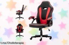 Silla gaming Allinlife resistente, con 130 kg de capacidad y ajustes perfectos para tu comodidad solo por tiempo limitado precio rebajado que no volverás a ver ¡no pierdas este ofertón!