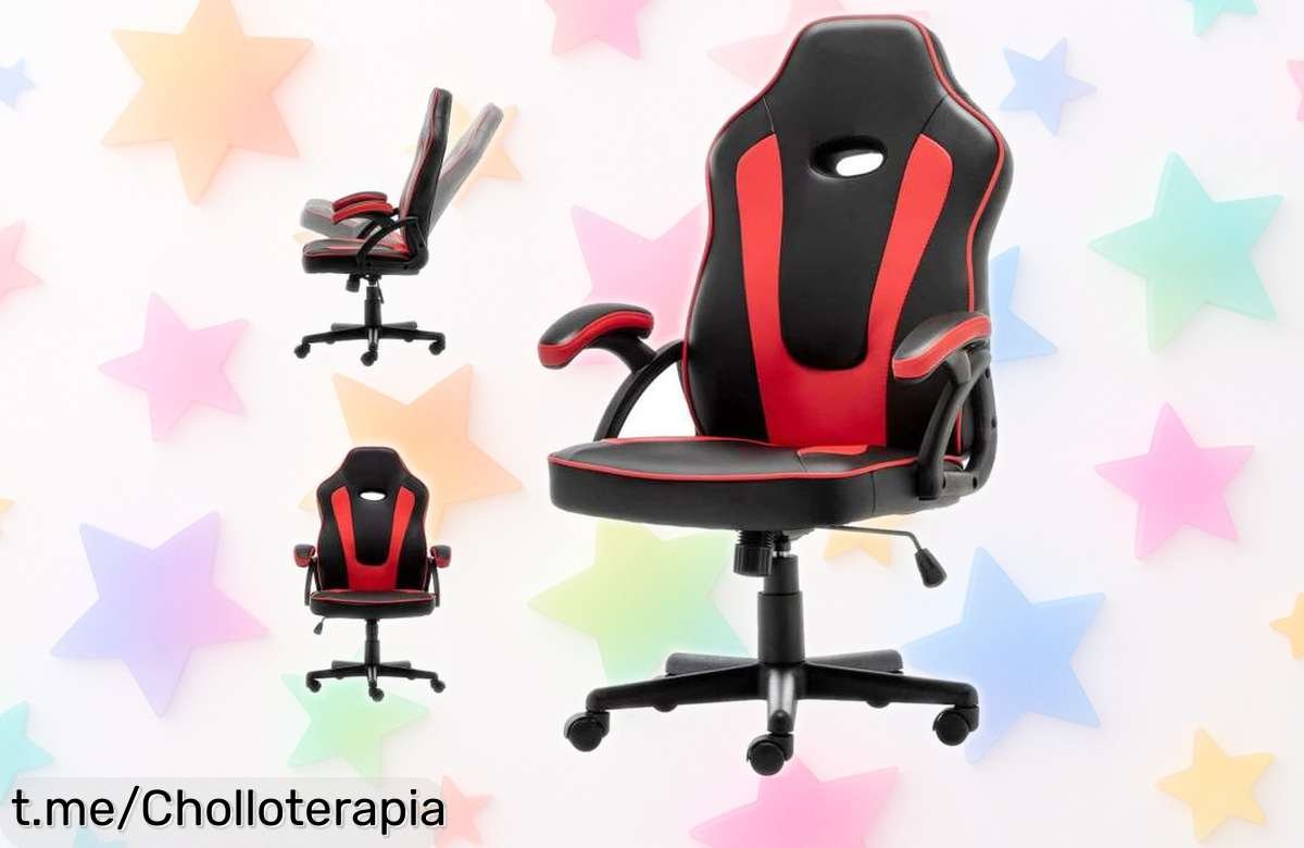 Silla gaming Allinlife resistente, con 130 kg de capacidad y ajustes perfectos para tu comodidad solo por tiempo limitado precio rebajado que no volverás a ver ¡no pierdas este ofertón!