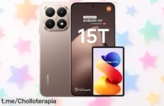 Smartphone Xiaomi 15T con cámara Leica y pantalla de 120 Hz junto a tablet Redmi Pad 2 Pro en un super chollo por tiempo limitado, precio rebajado que no volverás a ver ¡date prisa antes de que se agote esta oferta brutal!