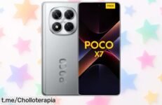 Smartphone Xiaomi Poco X7 8+256GB con pantalla AMOLED y cámara de 50 MP rebajado para que disfrutes velocidad y calidad sin igual, corre que vuelan las unidades a este precio muy bajo por tiempo limitado ¡hazlo tuyo ya!