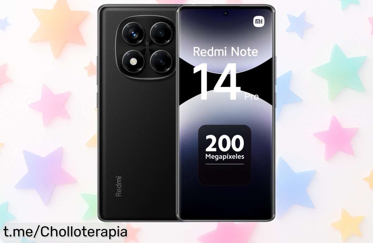 Smartphone Xiaomi Redmi Note 14 Pro 4G con cámara de 200 MP y pantalla AMOLED a precio rebajado, ¡ofertón que vuela, corre antes de que se acabe!