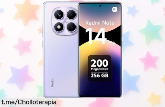 Smartphone Xiaomi Redmi Note 14 Pro con cámara de 200MP y pantalla AMOLED a 120Hz rebajado tremendo precio muy bajo ¡aprovecha este super chollo que no dura para siempre!