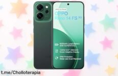 Smartphone oppo reno14 fs 5g con pantalla amoled 120hz y cámara sony de 50mp baja su precio brutalmente por tiempo limitado ¡corre que vuela este ofertón!