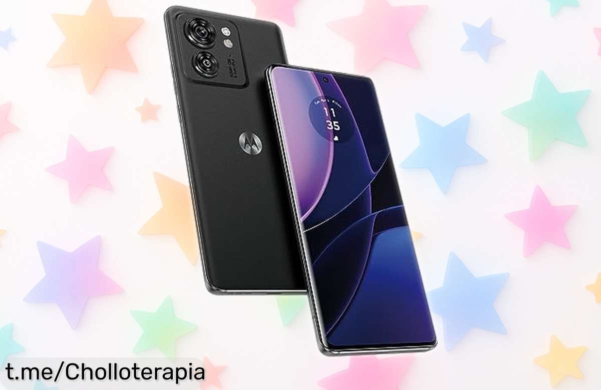 Smartphone potente Motorola Edge 40 con cámara de 50MP y batería que dura todo el día, pantalla gigante a 144 Hz ¡rebajado de precio para ti! No pierdas este ofertón ni un segundo porque se agota en nada.