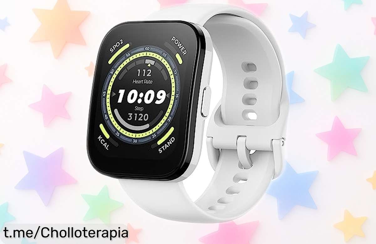 Smartwatch Amazfit Bip 5 46mm con llamadas Bluetooth y Alexa rebajado a precio de ganga para entrenar más de 120 deportes y controlar tu salud ¡Corre que esta oferta limitada se agota ya!