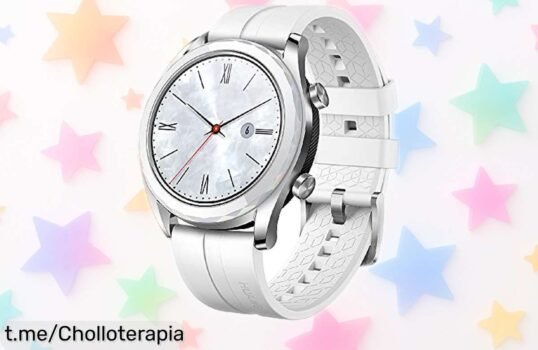 Smartwatch Huawei Watch 34G con pantalla AMOLED súper clara, batería para hasta 14 días y GPS incluido, ahora rebajado a un precio de ganga que no durará mucho ¡Date prisa antes que se agote!