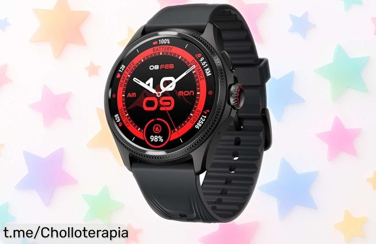 Smartwatch avanzado Ticwatch Pro 5 Enduro Black con batería de 90 horas y chip ultrarrápido, un precio rebajado que no verás dos veces ¡Corre que vuelan!