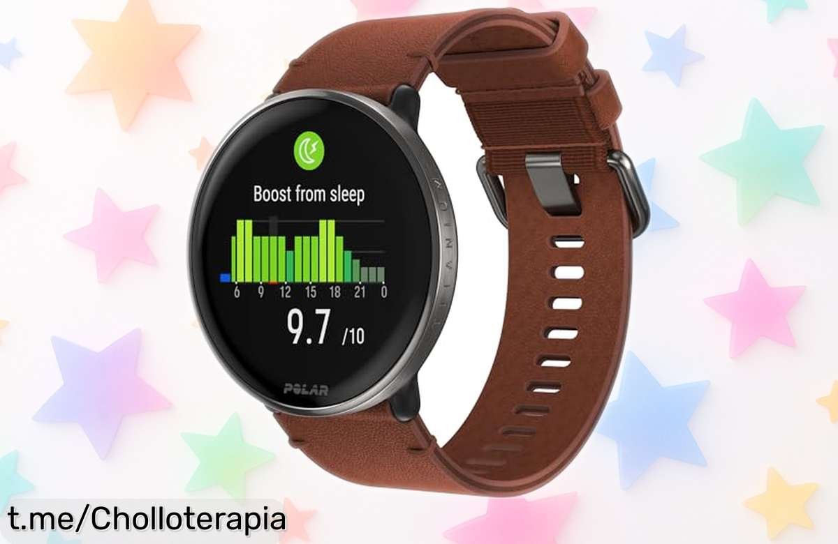 Smartwatch deportivo Polar Ignite 3 Titanium con pantalla AMOLED y GPS rebajado precio oferta limitada para controlar ritmo, sueño y entrenos ¡Un super chollo que vuela rápido, no lo dejes escapar!