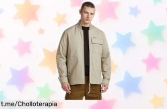 Sobrecamisa GStar para hombre gris con cremallera y bolsillos secretos, ¡precio rebajado a un super chollo! No dejes pasar esta oportunidad y marca la diferencia hoy mismo.