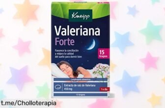 Solución natural para dormir bien Kneipp Valeriana Forte, chollazo con precio rebajado ¡Despierta fresco y lleno de energía, no te lo pierdas!