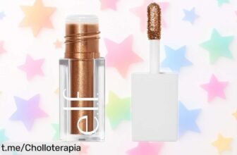 Sombras líquidas metálicas e.l.f con duración todo el día a precio rebajado, ¡deslumbra tu mirada y aprovecha este ofertón que no se repite!