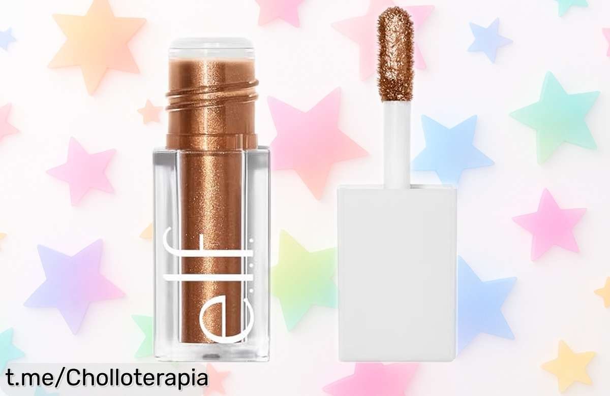 Sombras líquidas metálicas e.l.f con duración todo el día a precio rebajado, ¡deslumbra tu mirada y aprovecha este ofertón que no se repite!