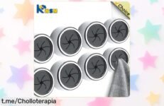 Soporte autoadhesivo para toallas y paños de cocina, el gancho ideal que rebaja precio brutalmente ¡Organiza tu espacio con este super chollo antes de quedarte sin él!