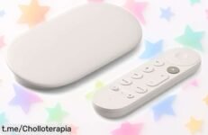 Streaming 4K rápido y sin interrupciones con Google TV Streamer 4K, ¡descuentazo por tiempo limitado! Colores impresionantes y control por voz para disfrutar al máximo. No dejes pasar esta oferta única que hará tus noches de cine inolvidables: ¡cómpralo ya antes que se agote!