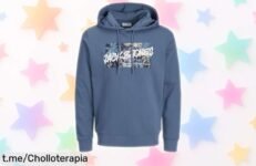 Sudadera con capucha Jack & Jones Jjhawaii Shape, estilo urbano y corte perfecto en talla L, ahora a un precio rebajado que no vas a creer ¡Date prisa porque este super chollo solo dura poco tiempo!