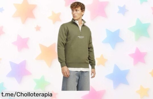 Sudadera con cremallera Jack & Jones Jorvesterbro para hombre en colores que enamoran, rebajada a un precio de ganga único y por tiempo limitado ¡No te pierdas esta caída de precio brutal y consigue la tuya ya antes que vuelen!
