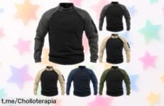 Sudadera táctica para hombre con cremallera y forro polar grueso súper cálido perfecta para el frío rebajada a precio locazo solo por tiempo limitado ¡date prisa que vuelan!