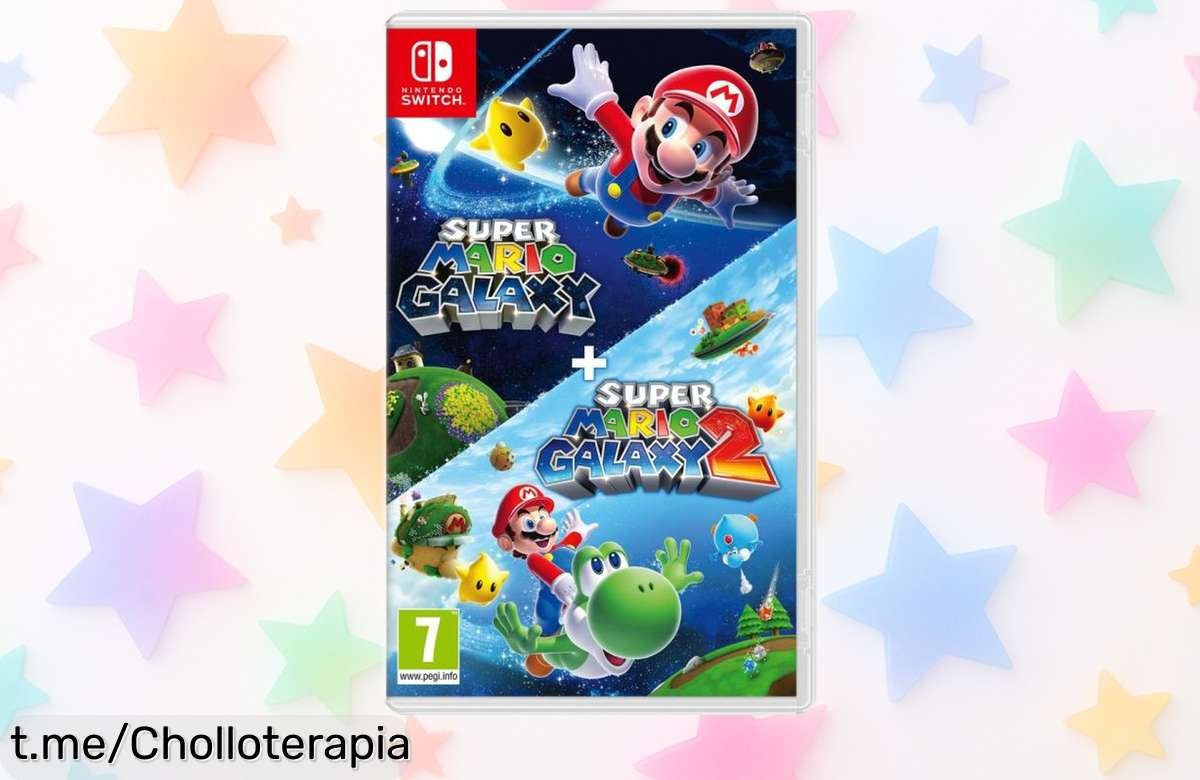 Super Mario Galaxy y Galaxy 2 para Switch versión europea en español con precio rebajado ¡dos aventuras alucinantes por menos, una oferta limitada que no puedes dejar escapar!