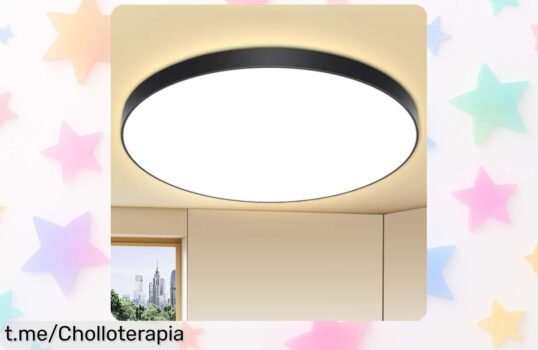 Super plafón LED OUILA 24W para techo que ilumina a lo bestia y baja tu factura, con instalación fácil; no dejes pasar esta rebaja brutal y oferta fugaz, ¡cómpralo ya que vuelan!