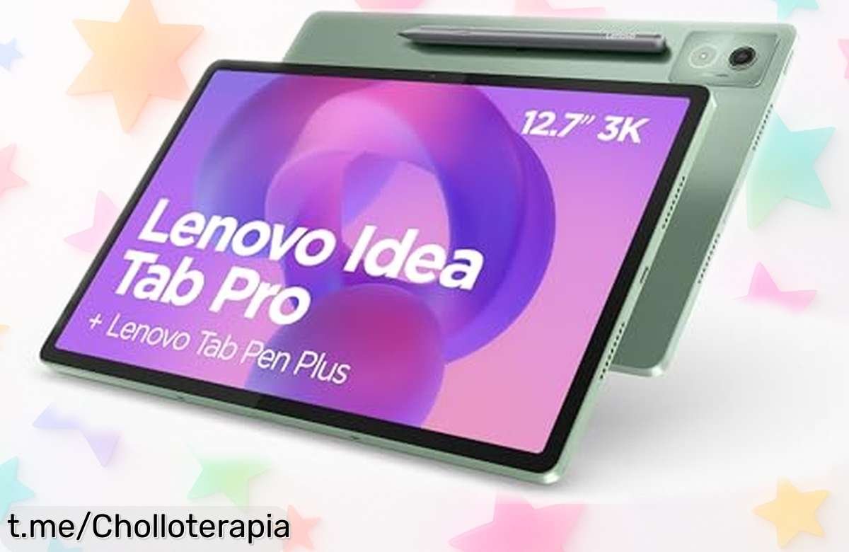 Tablet Lenovo Idea Tab Pro 12.7 con pantalla súper rápida a un precio rebajado que no dura para siempre: ¡no te pierdas la oportunidad de disfrutar tecnología top en tus manos!