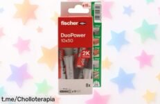 Tacos Fischer Duopower con sujeción imbatible a precio rebajado, ¡aprovéchalos ahora y convierte tu casa en un lugar seguro sin temor!