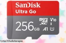 Tarjeta micro SD SanDisk Ultra Go 256GB, velocidad increíble y ahora a un precio loco; ¡no dejes escapar esta oportunidad porque vuela!