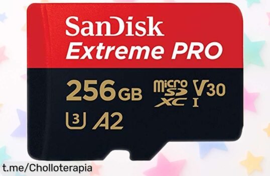 Tarjeta micro SDXC SanDisk Extreme PRO 256 GB súper rápida y ultra resistente con precio rebajado para acción extrema ¡no dejes que se te escape este ofertón único!