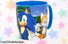Taza micro Sonic 390 ml con diseños divertidos, ¡rebajada por tiempo limitado! Un super chollo para que los peques disfruten cada sorbo y se llenen de alegría.