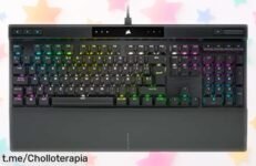 Teclado mecánico CORSAIR K70 RGB PRO con Cherry MX Red: ¡ofertón irresistible y precio rebajado! Respuesta ultra rápida y modo torneo para ganar en serio. Aprovecha antes de que se agoten, la oportunidad está a un clic de distancia.