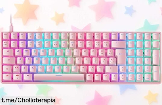 Teclado mecánico gaming Mars Gaming MKULTRA con teclas PBT pudding y switches OUTEMU SQ marrón, iluminación RGB personalizable a precio rebajado con un ofertón que no dura para siempre ¡corre antes de que se agoten!