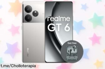 Teléfono súper rápido Realme GT6 5G con increíble carga ultrarrápida, ahora a precio rebajado; ¡no te quedes sin el tuyo y dale un chute de energía a tus días!