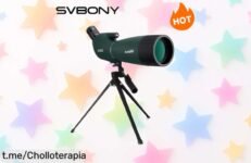 Telescopio SV28 2575x70 potente con lente BAK4 y zoom brutal hoy rebajadísimo para que disfrutes cada detalle sin perder nada ¡corre que vuelan las unidades de esta ganga temporal!