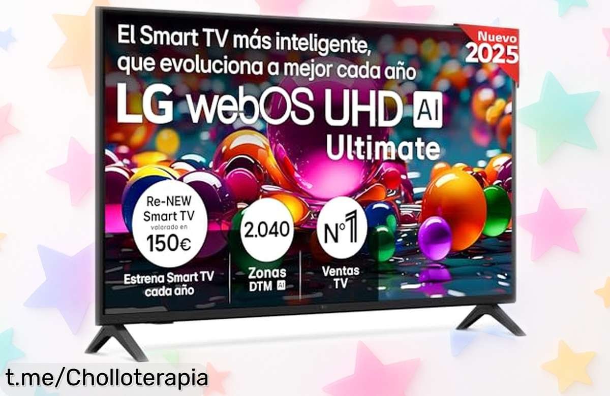 Televisor 43 LG 4K UHD con imagen alucinante y mando mágico, ¡rebajado a un precio de locura! Aprovecha este ofertón por tiempo limitado antes que se agoten.