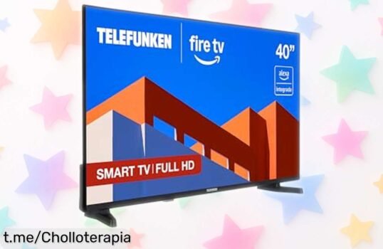 Televisor smart 40 pulgadas Telefunken 40FTV825 con imagen full HD+HDR10, Alexa integrada y apps infinitas alucinantes rebajado de precio; ¡un super chollo que se esfuma rápido!
