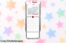 Tendedero con alas Rayen resistente y antideslizante, 19 m de tendido para casa o jardín, ahora a precio rebajado super chollo y diseño plegable que ahorra espacio en un ofertón limitado ¡Date prisa antes de que se acabe!