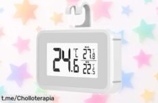 Termómetro para frigorífico Elitech TM 2, el imprescindible que cuida tus alimentos. Aviso de temperatura y sin pilas hasta un año, ahora a precio loco. No dejes que se te escape esta oportunidad única: ¡Corre ya y garantiza la frescura en tu nevera!