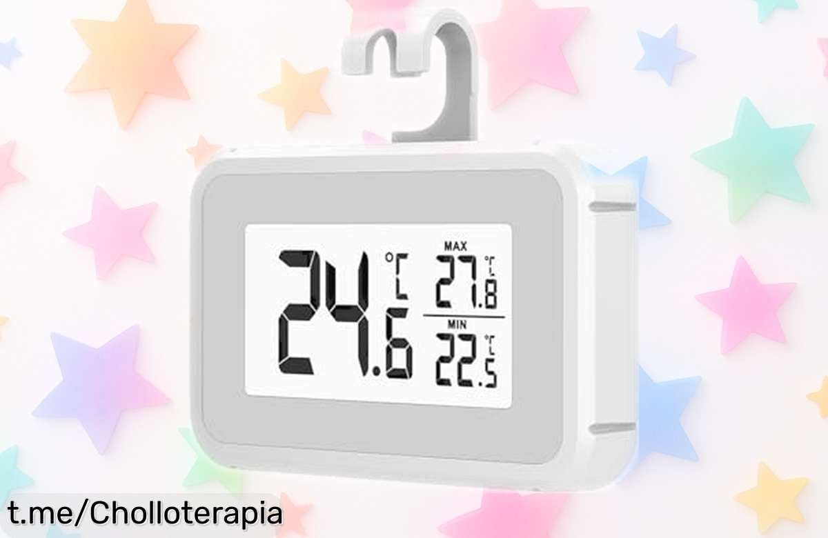 Termómetro para frigorífico Elitech TM 2, el imprescindible que cuida tus alimentos. Aviso de temperatura y sin pilas hasta un año, ahora a precio loco. No dejes que se te escape esta oportunidad única: ¡Corre ya y garantiza la frescura en tu nevera!