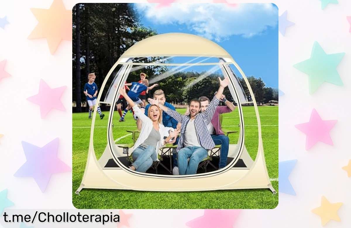 Tienda de campaña emergente Lenotos ideal para ver deportes al aire libre, ahora a precio rebajado; ¡aprovecha esta oferta única antes de que se esfume!
