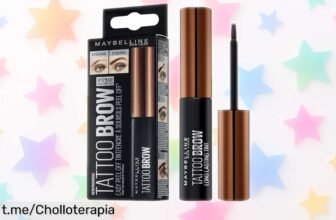 Tinte de cejas semipermanente Maybelline Tattoo Brow, efecto tatuaje natural que dura hasta 3 días y se quita sin complicaciones. ¡Precio rebajado por tiempo limitado, no te quedes sin el tuyo!