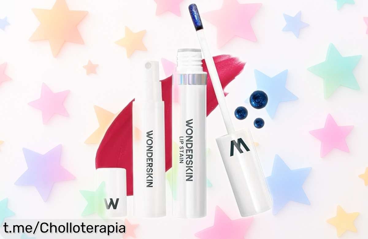 Tinte labial rosa peeloff Wonderskin que aguanta todo el día ¡Precio rebajado irresistible para lucir labios perfectos sin manchas ni preocupaciones!