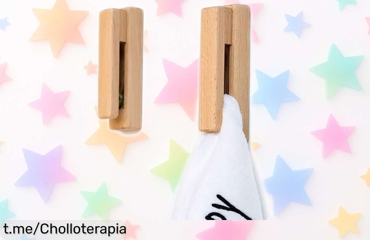 Toalleros de madera Jinmury diseño único y secado ultra rápido precio rebajado sin igual un pack que cambiará tu baño o cocina corre que vuelan las unidades ¡hazte con los tuyos ya!
