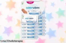 Toallitas WaterWipes Sensitive+ para bebé 720 unidades limpia fácil sin químicos y cuida su piel sensible precio rebajado brutal no dejes pasar este super chollazo solo hasta agotar existencias