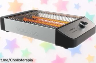 Tostador plano Taurus Neptuno legend con 3 resistencias y apagado automático a precio loco; ¡aprovéchate de esta rebaja antes que se escape y sorprende en tus desayunos!