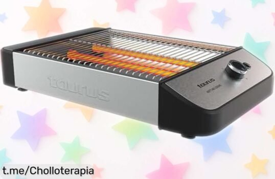 Tostador plano Taurus Neptuno legend con 3 resistencias y apagado automático a precio loco; ¡aprovéchate de esta rebaja antes que se escape y sorprende en tus desayunos!