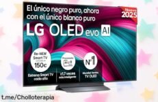 Tv 55 OLED EVO 4K LG con imagen brutal y super upsacaling a precio rebajado aprovecha este chollazo único gaming pro y voz inteligente para controlar todo ¡corre que vuelan las unidades!