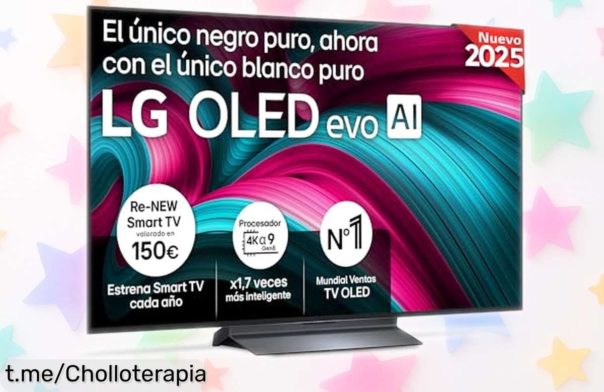 Tv 55 OLED EVO 4K LG con imagen brutal y super upsacaling a precio rebajado aprovecha este chollazo único gaming pro y voz inteligente para controlar todo ¡corre que vuelan las unidades!